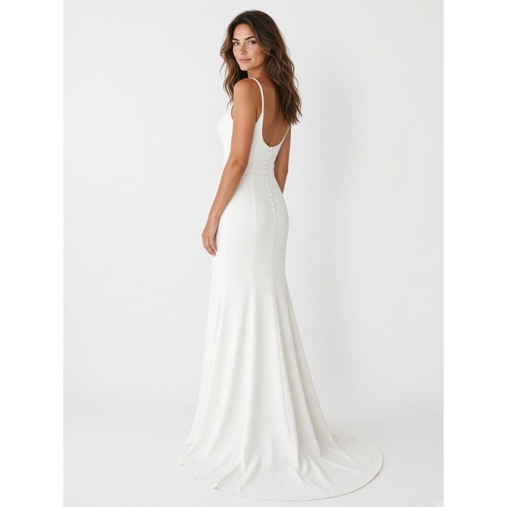 Lulus White Off the Shoulder Maxi Dress Size S